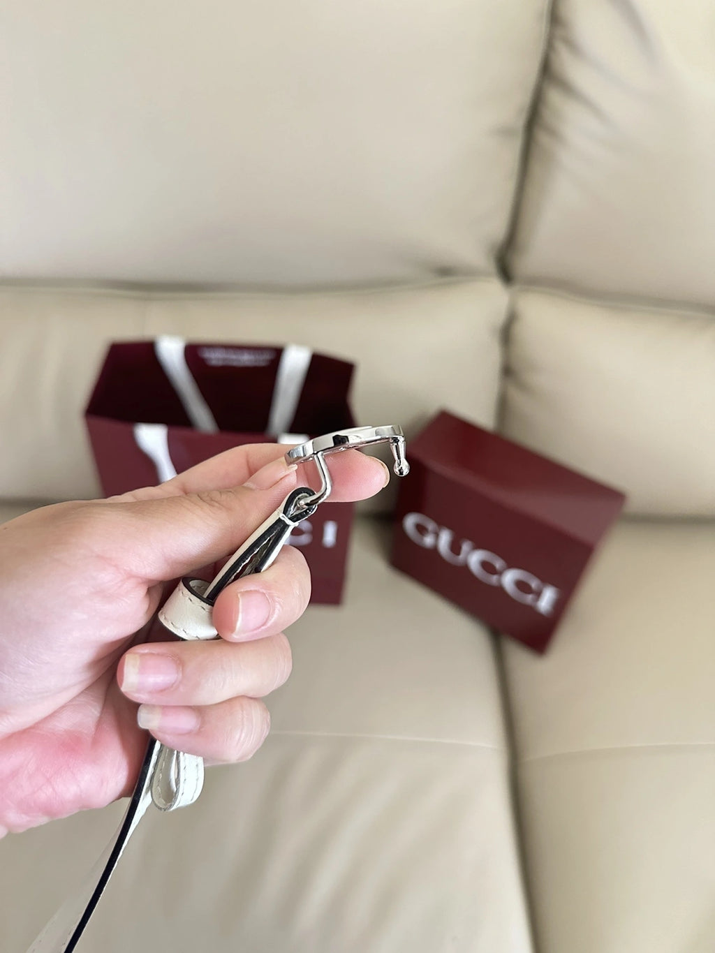 Gucci Premium Quality Leather Belt - Hình 6