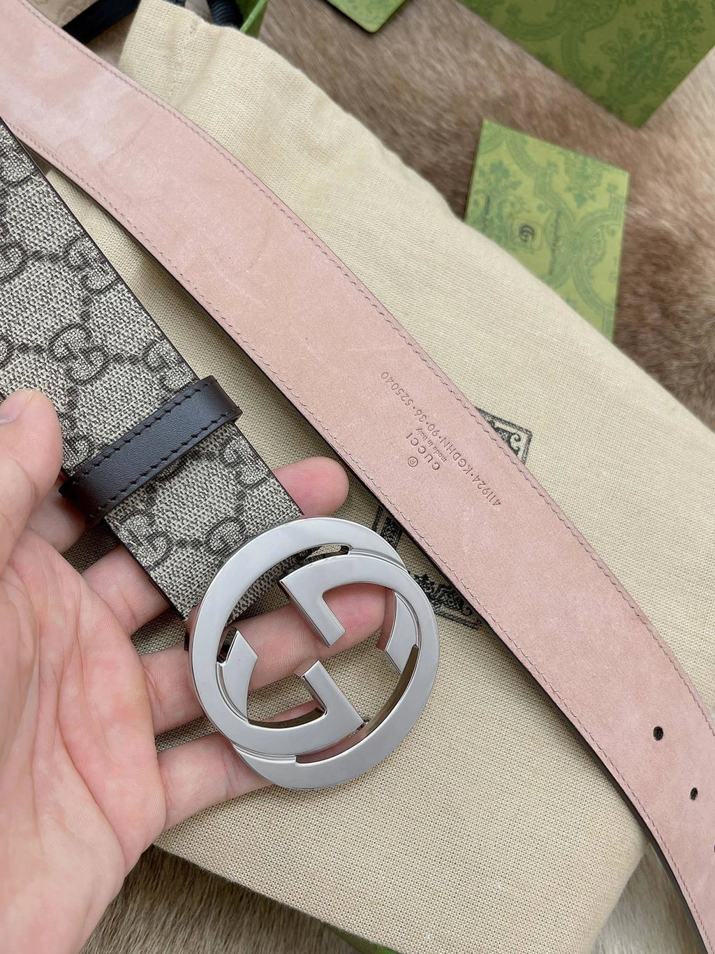 Gucci Interlocking G Belt Premium Quality - Hình 7