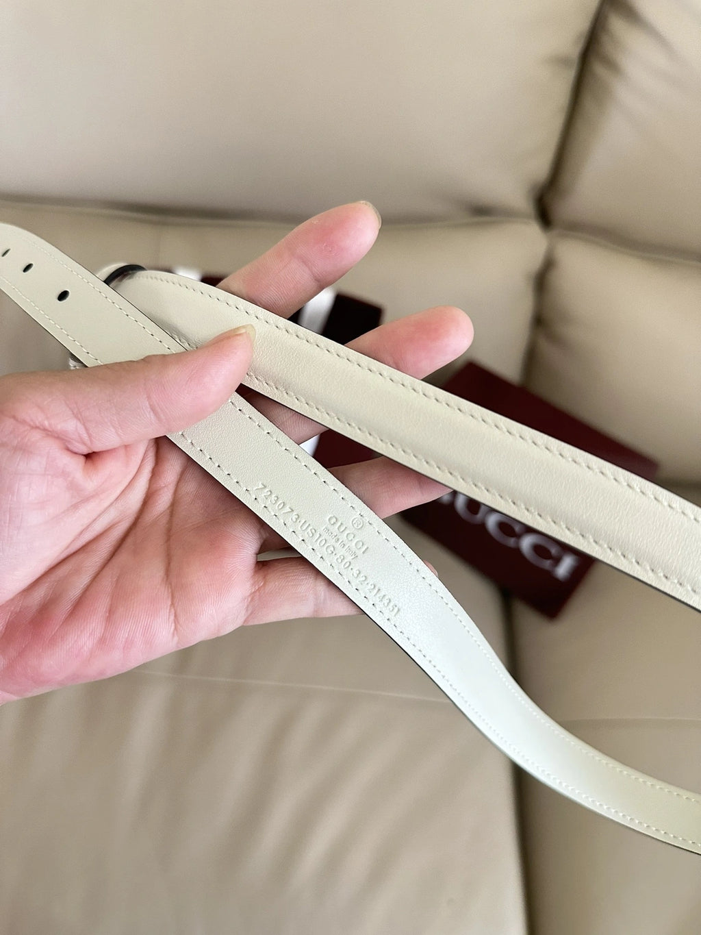 Gucci Premium Quality Leather Belt - Hình 7