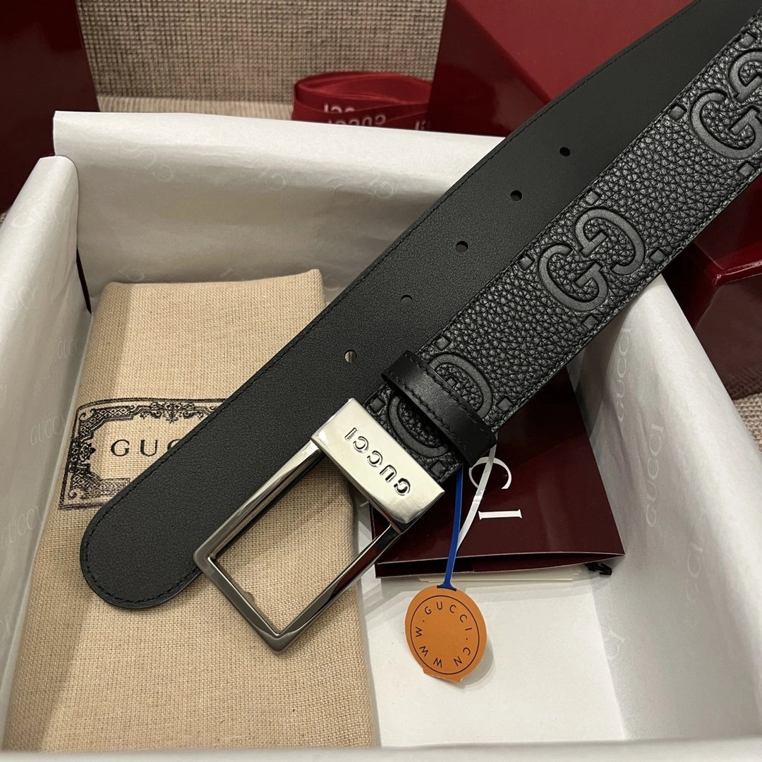 Gucci Premium Leather Belt - Hình 7