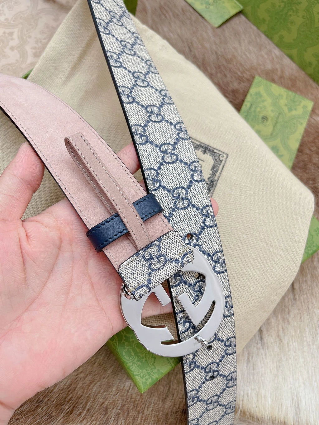Gucci Interlocking G Belt - Premium Quality - Hình 7