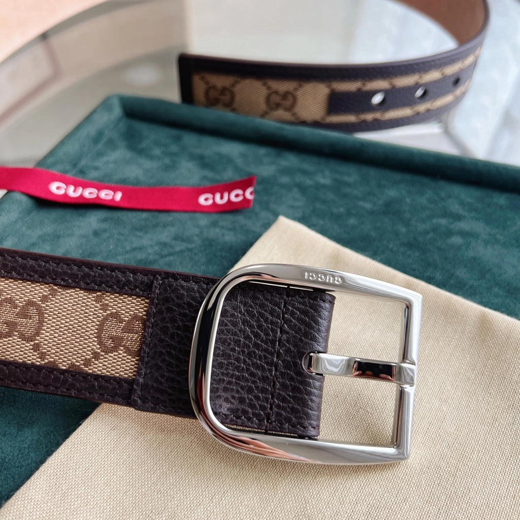 Gucci GG Canvas Belt - Premium Quality - Hình 9