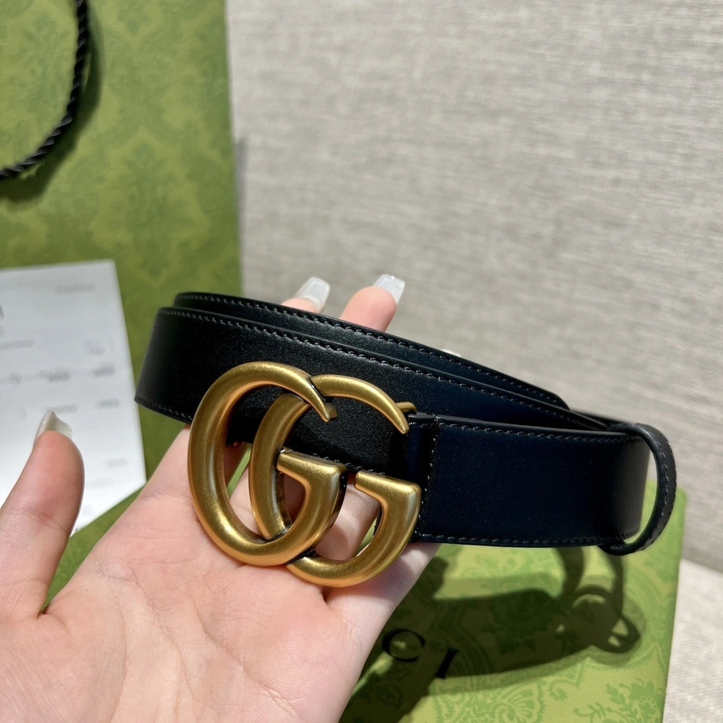 Gucci belt with GG buckle - Hình 6