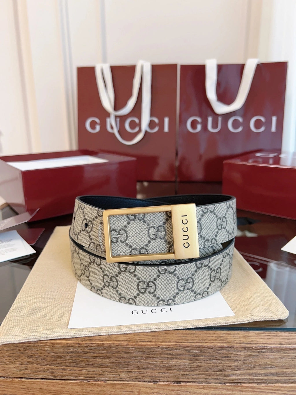 Gucci Premium Quality Belt with iconic logo - Hình 6