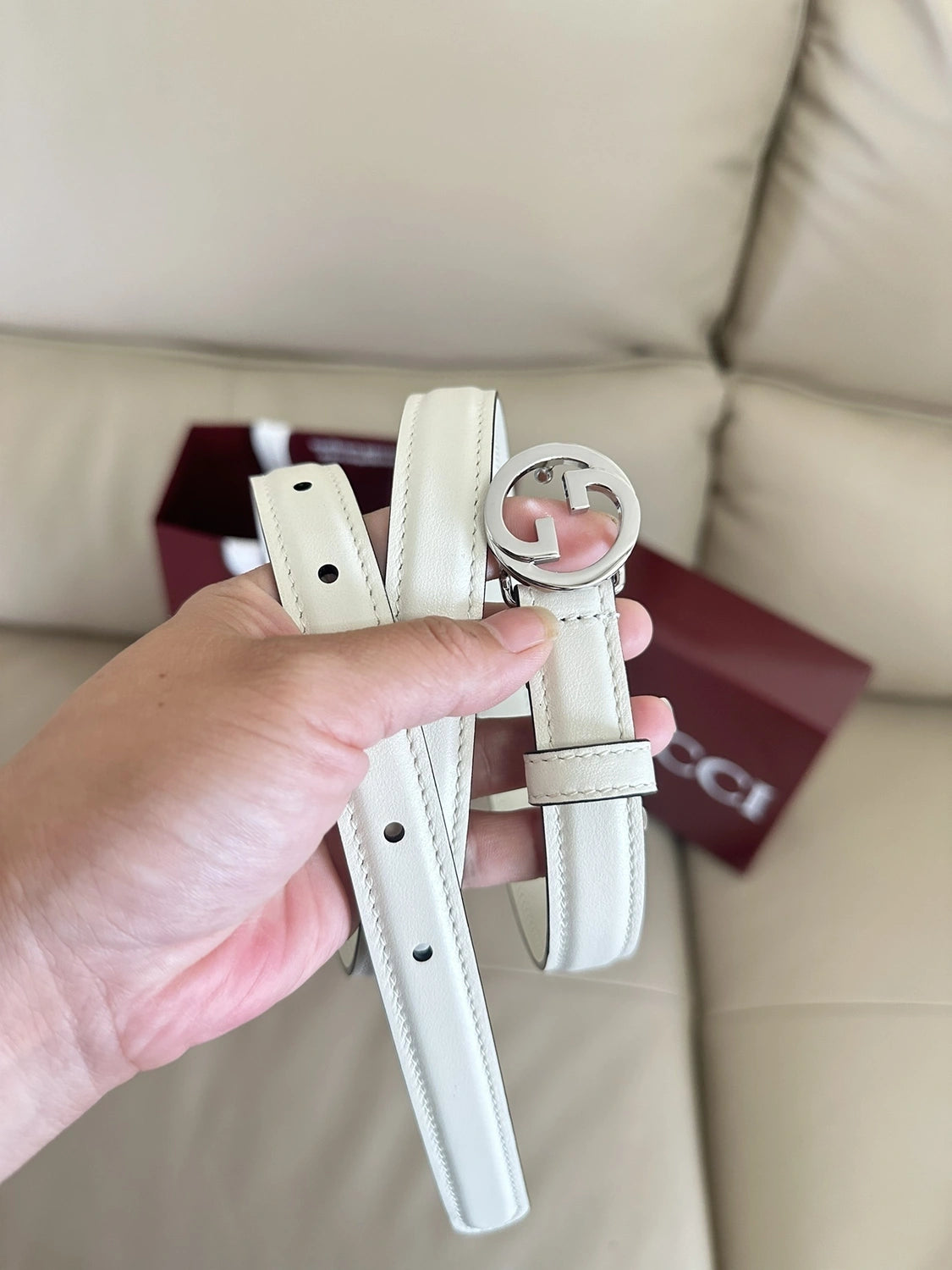 Gucci Premium Quality Leather Belt - Hình 8