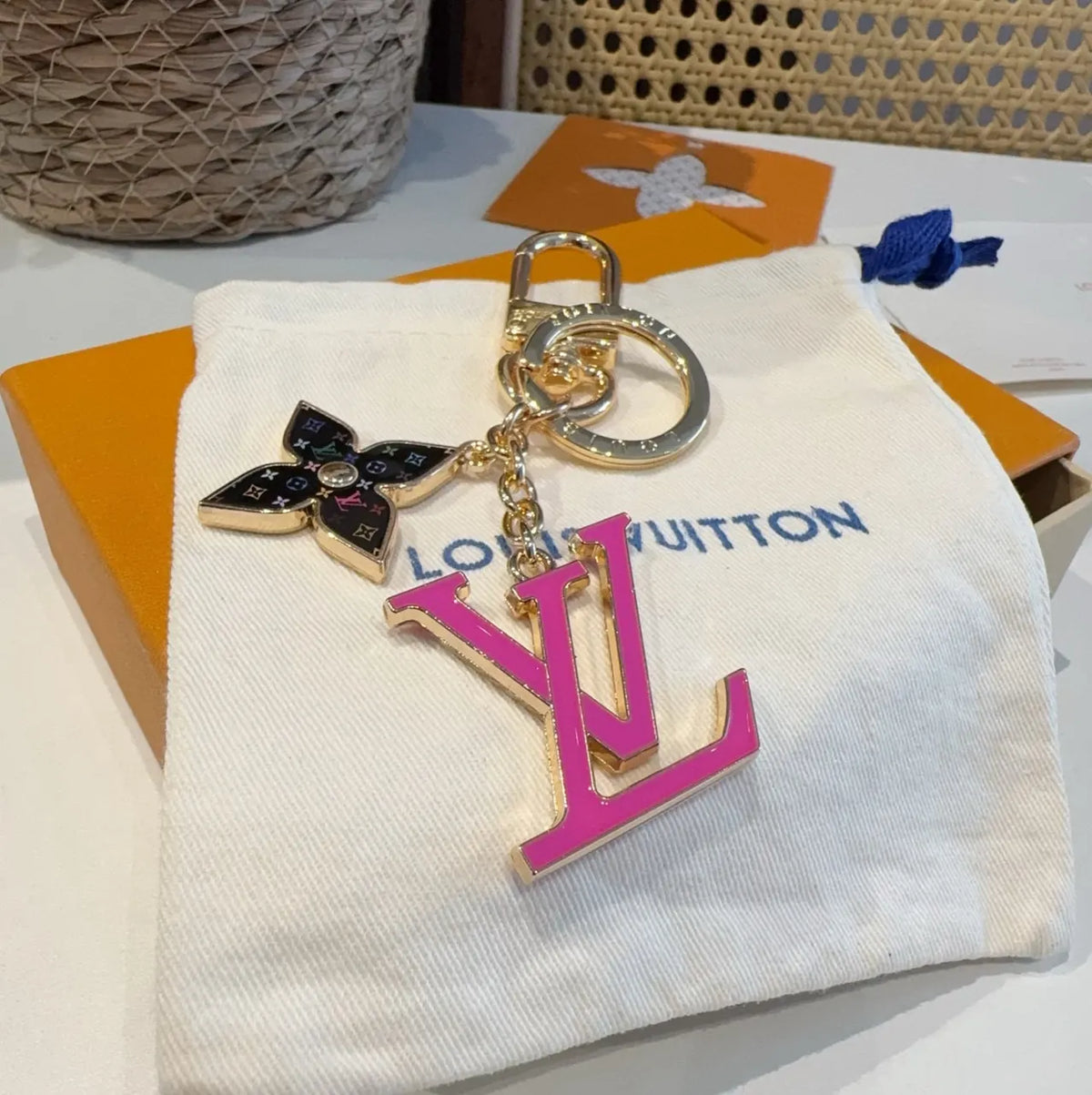 Louis Vuitton Brown Key Holder monogram