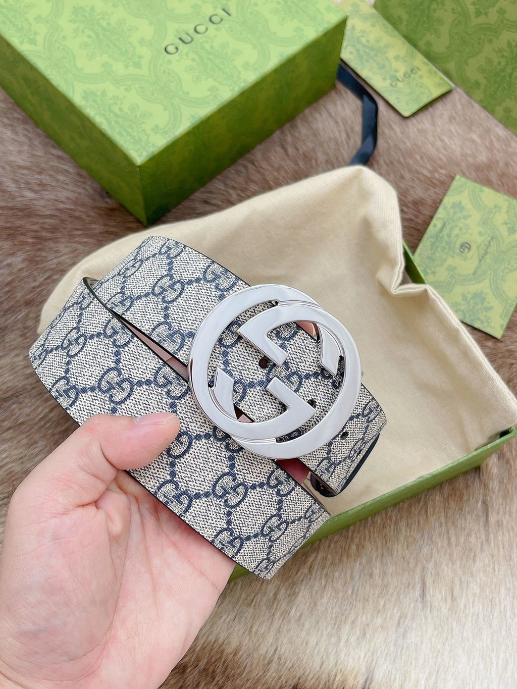 Gucci Interlocking G Belt - Premium Quality - Hình 8