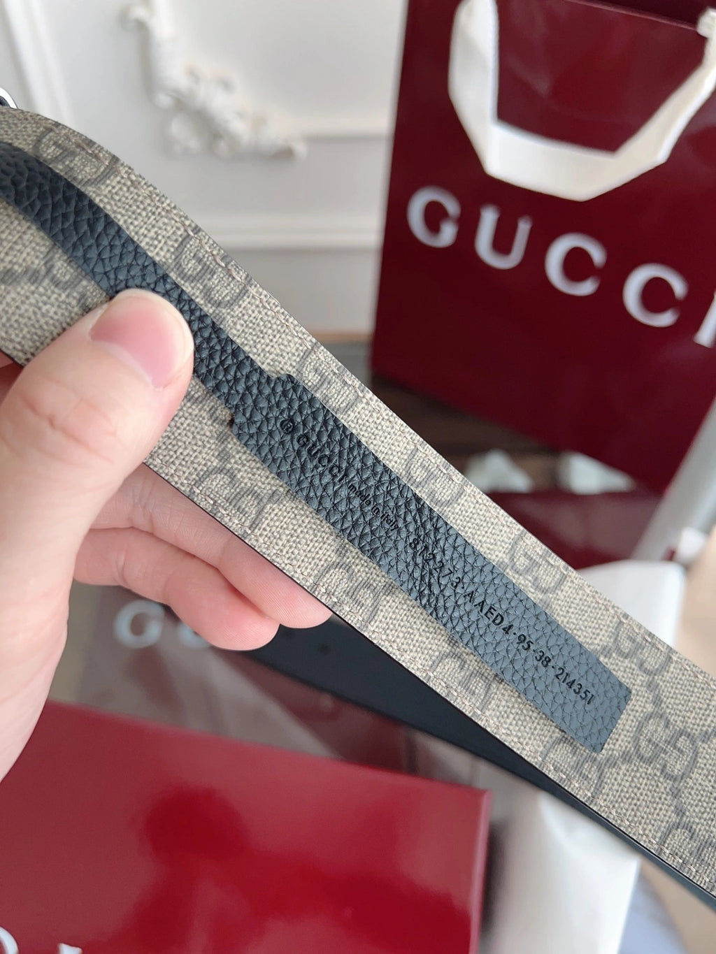 Gucci Belt Premium Quality with Iconic Logo - Hình 8
