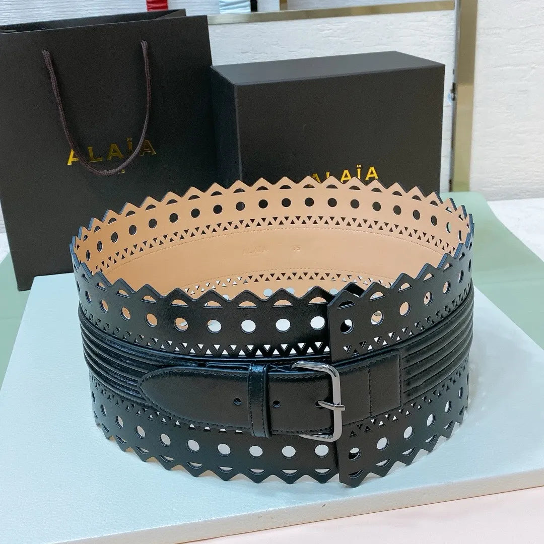Alaïa Black Corset Belt