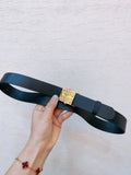 iconic Miu Miu Black Leather Belt