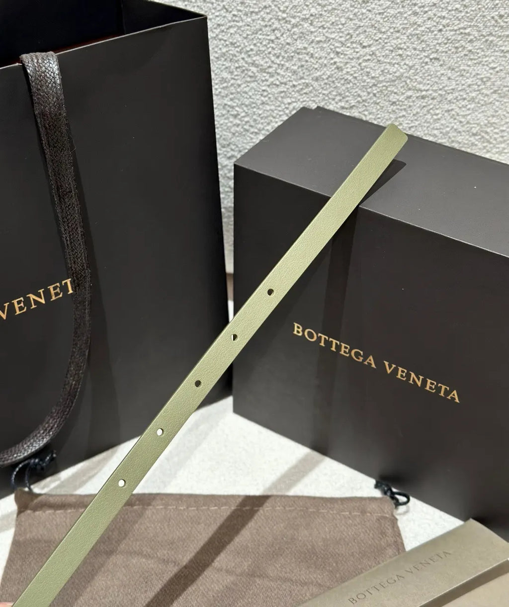 Bottega Veneta Pistachio Belt - Hình 2