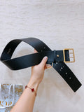Dior Black Leather Belt
