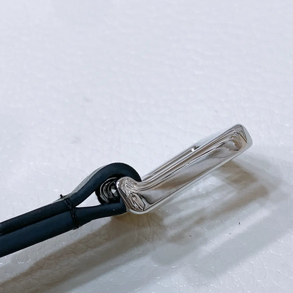 Dior Black Leather Belt - Hình 5
