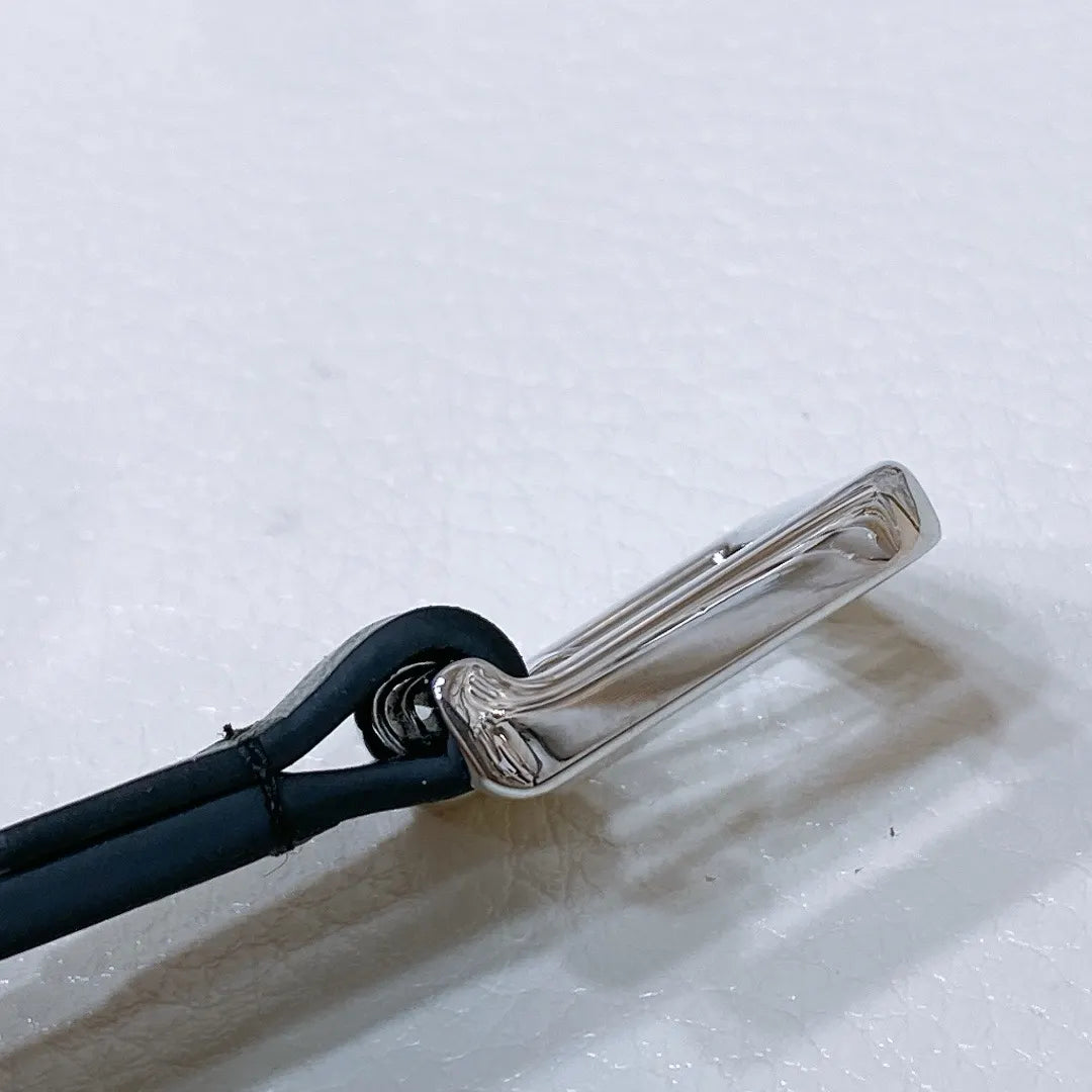 Dior Black Leather Belt - Hình 5