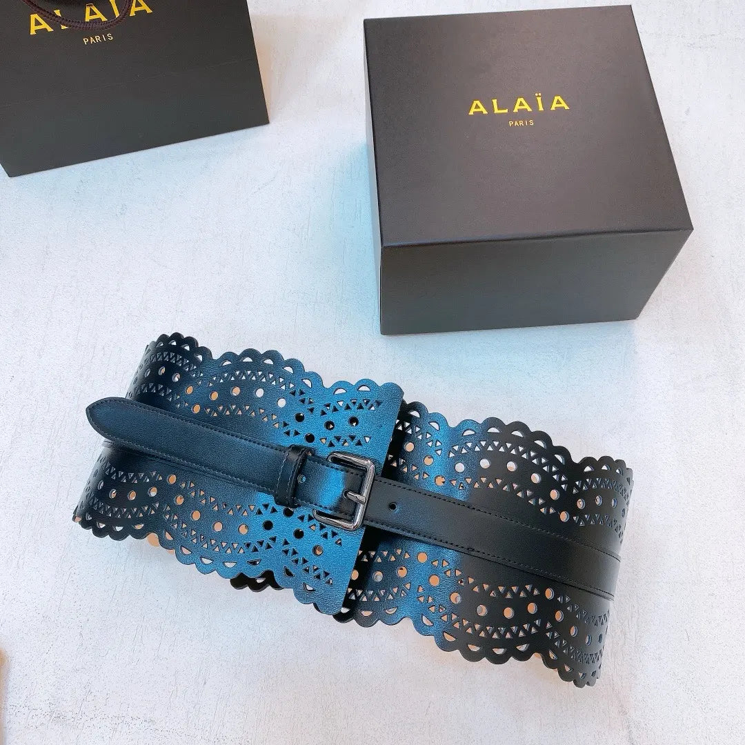 Alaïa Corset Leather Belt - Hình 5