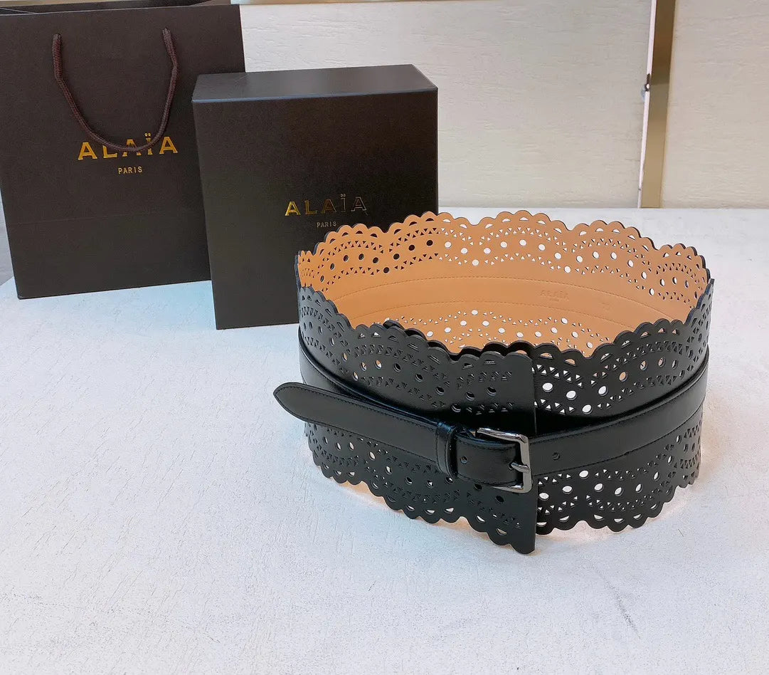 Alaïa Corset Leather Belt - Hình 6