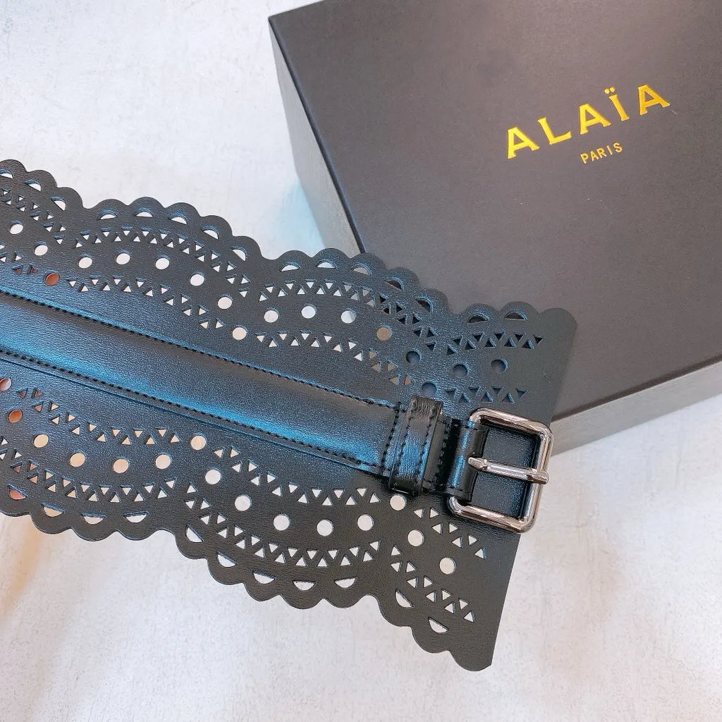 Alaïa Corset Leather Belt - Hình 4