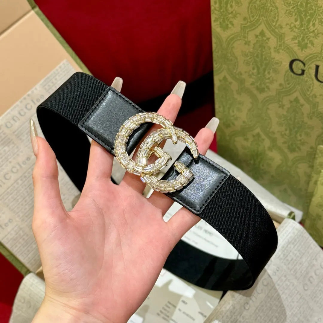 Gucci Crystal GG Belt - Hình 7