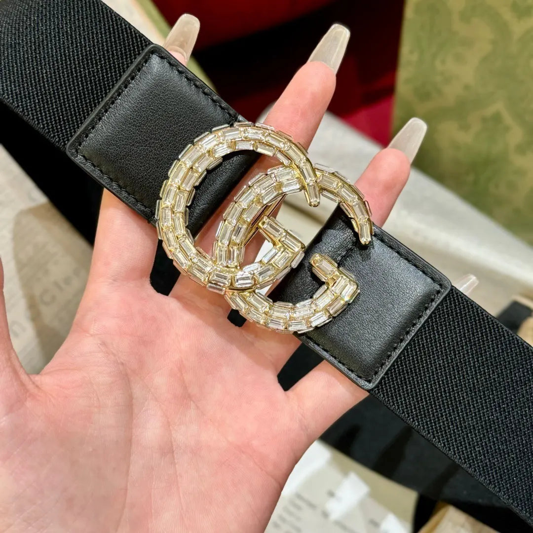 Gucci Crystal GG Belt - Hình 6