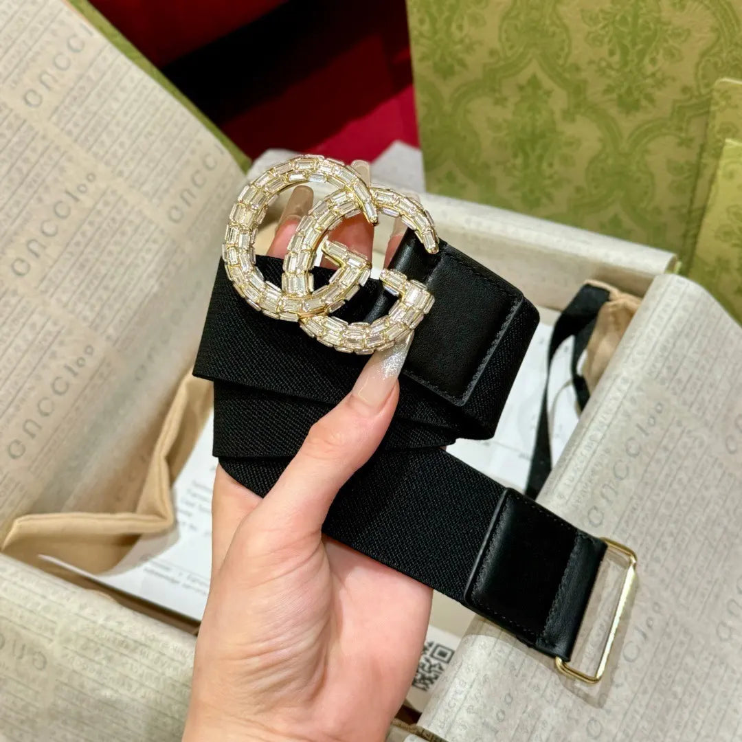 Gucci Crystal GG Belt - Hình 3