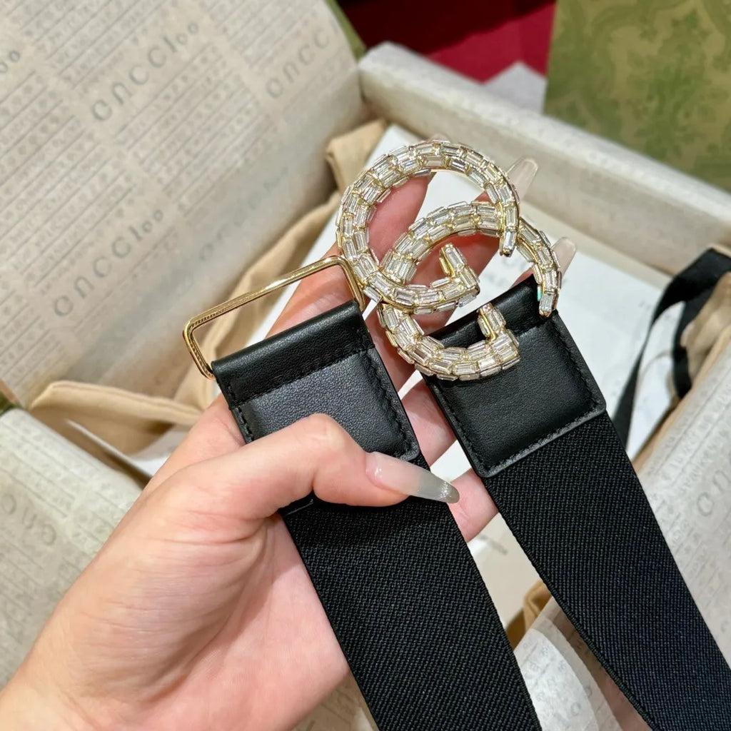 Gucci Crystal GG Belt - Hình 5