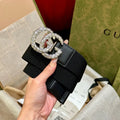 Gucci Black Elastic Belt