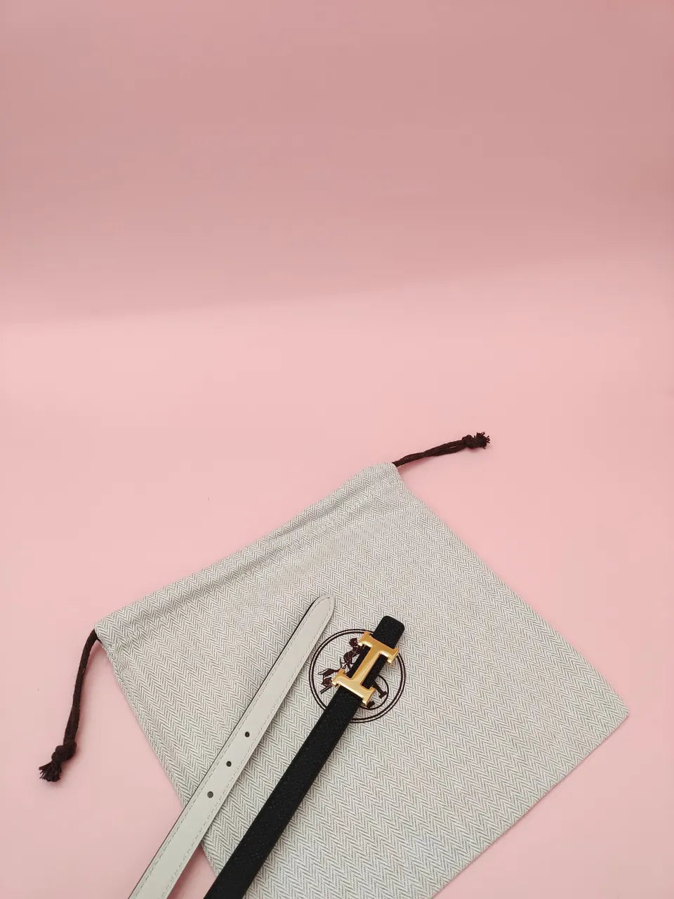 Hermes Black Leather Belt 9819 - Hình 6