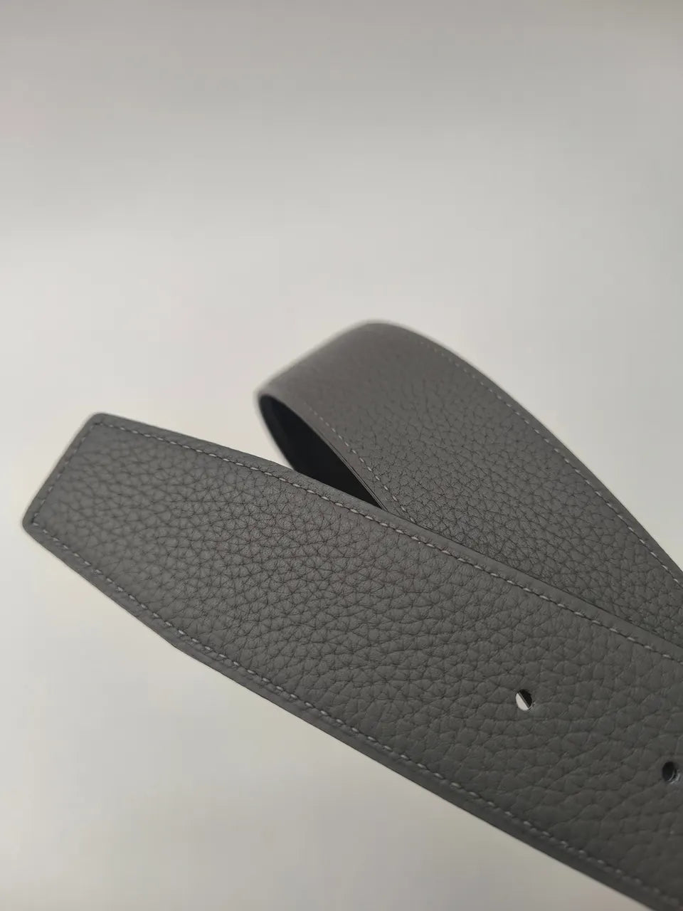 Hermes Dove Grey Belt - Hình 6