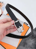 Hermes Matte Black Belt leather