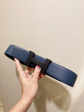 Hermes Blue Jean Leather Belt