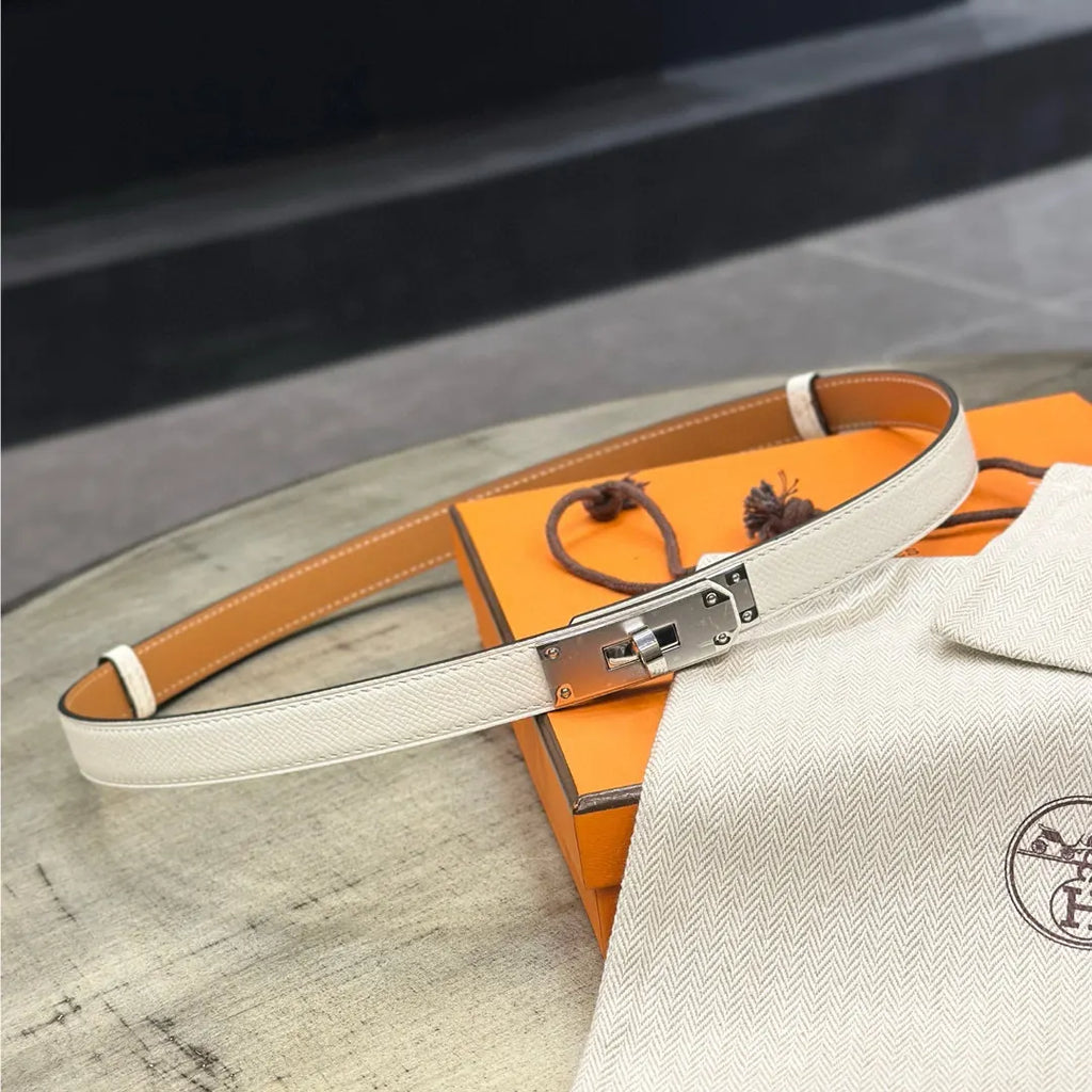 Hermes Craie Leather Belt