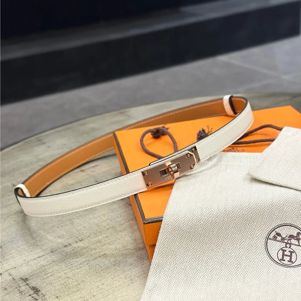 Hermes Craie Leather Belt