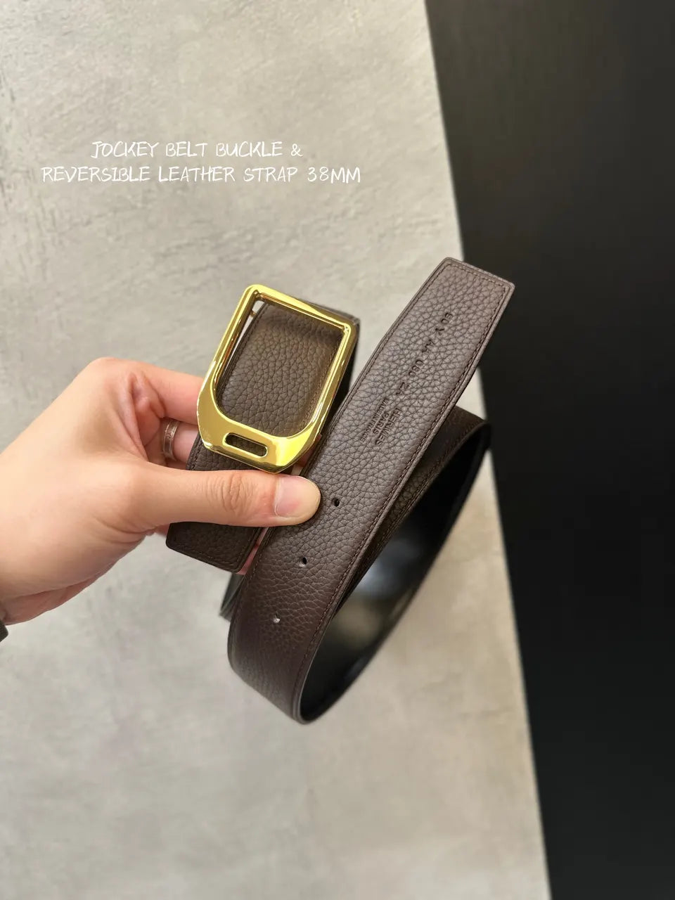 Hermes Brown Reversible Leather Belt