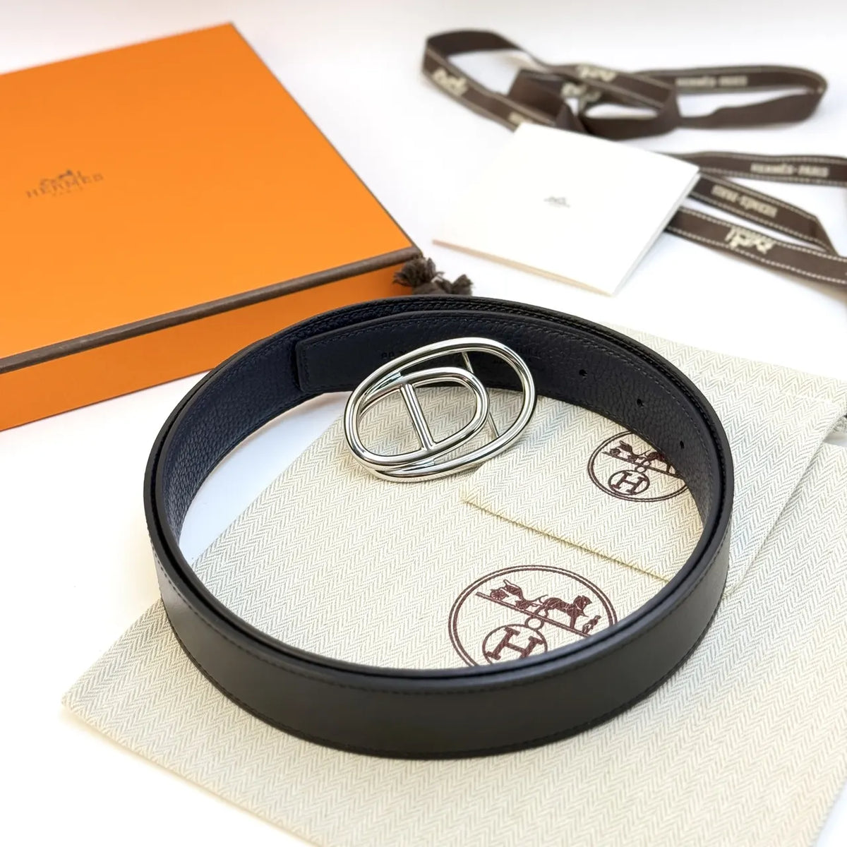 Hermes Odyssée Reversible Belt