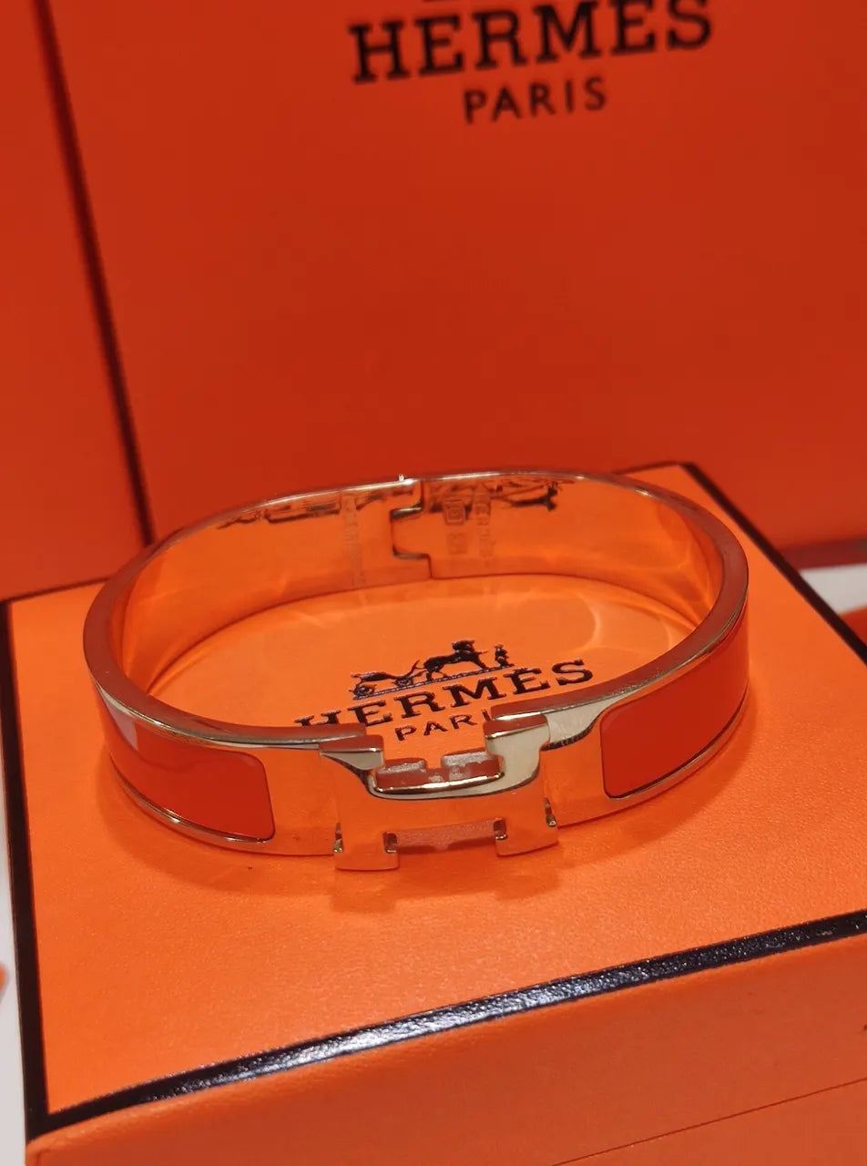 Premium Enamel H Bracelet Gold Plated - Hình 4