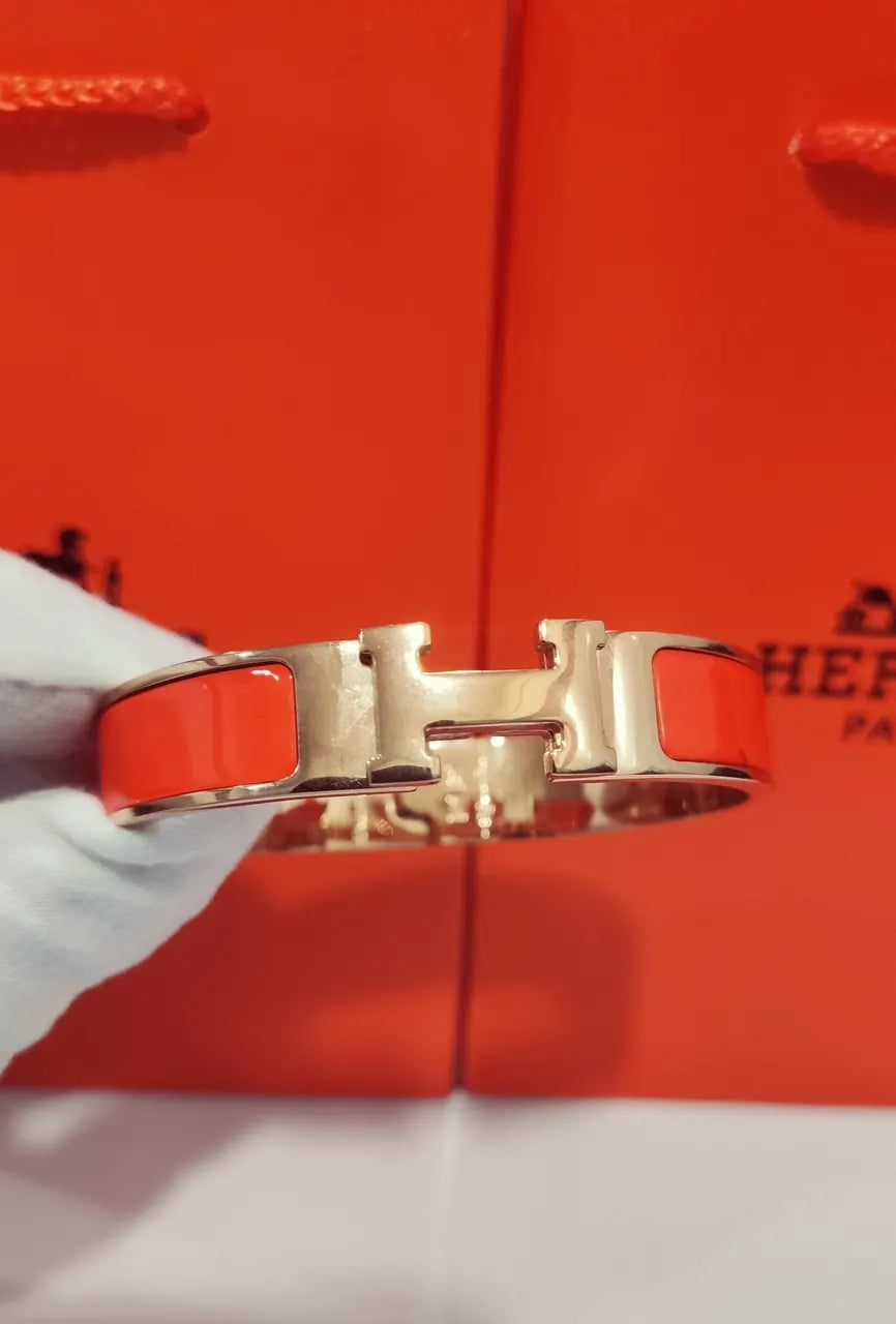 Premium Enamel H Bracelet Gold Plated - Hình 5