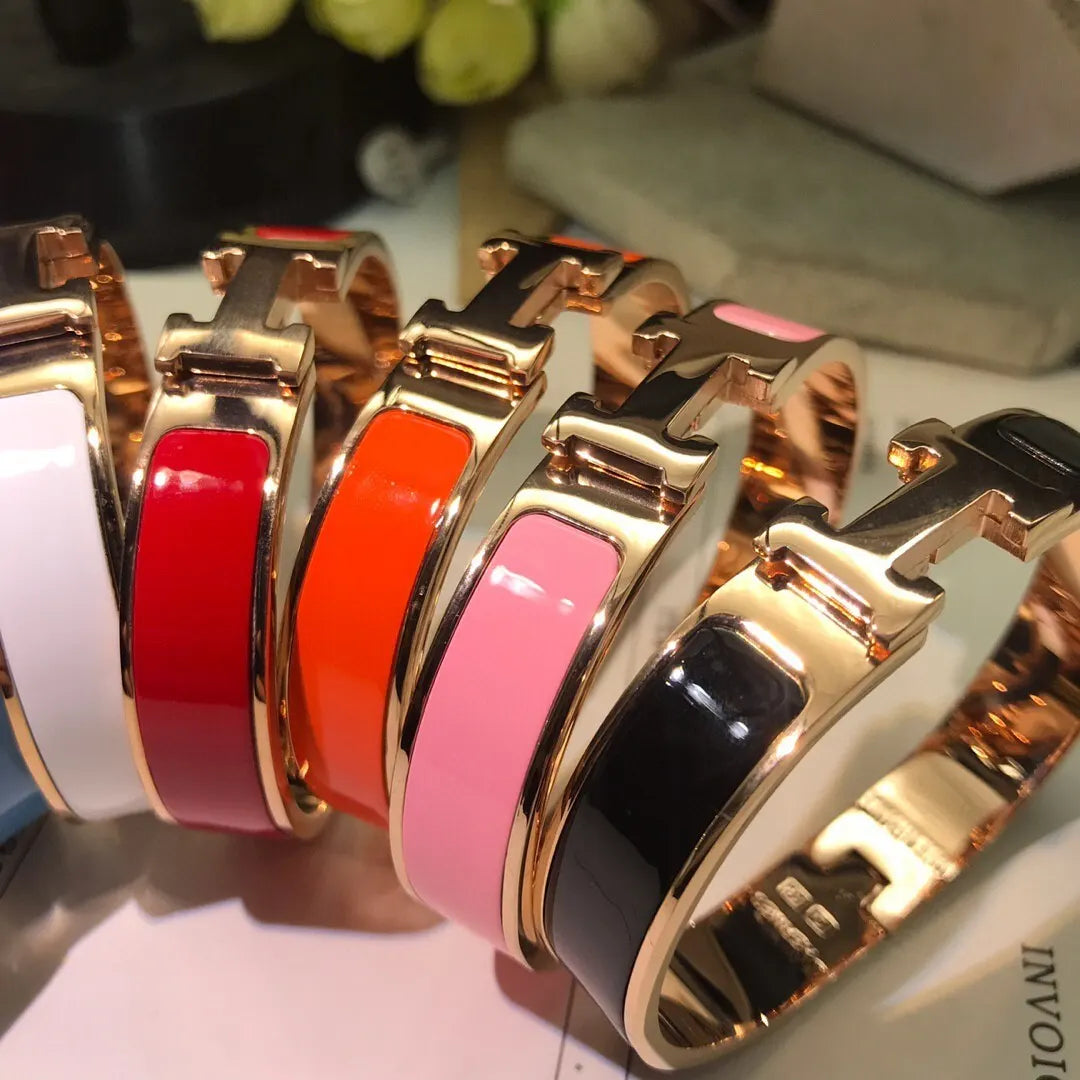 Premium Enamel Bracelets in Various Colors - Hình 2