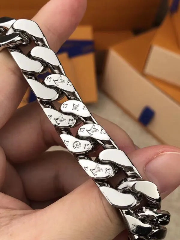 Premium Silver Chain Bracelet - Hình 2