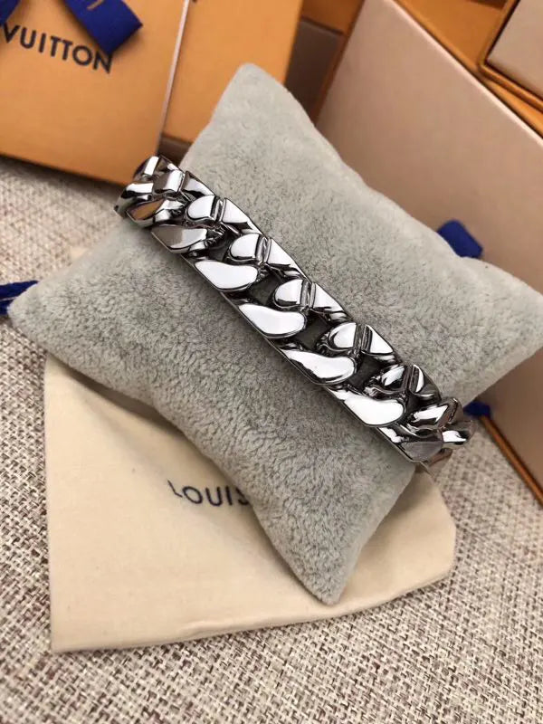Premium Silver Chain Bracelet - Hình 5