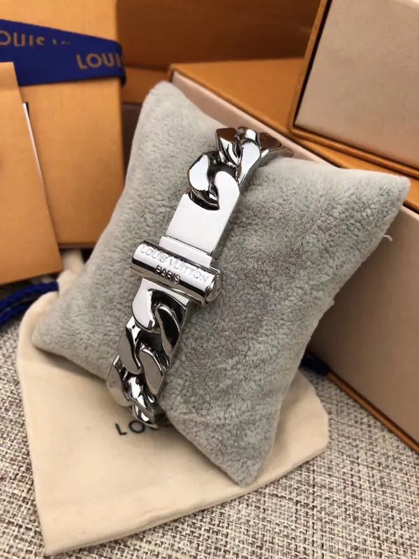 Premium Silver Chain Bracelet - Hình 7