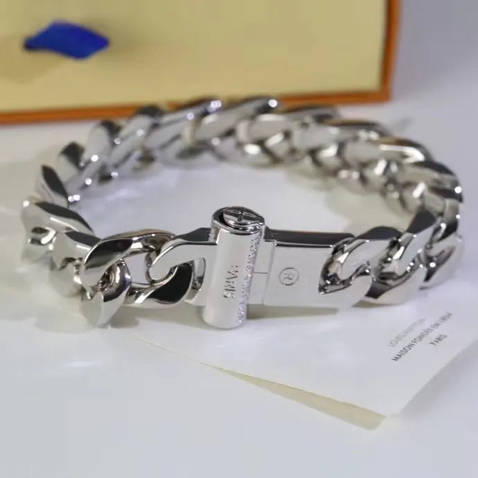 Premium Silver Chain Bracelet - Hình 8