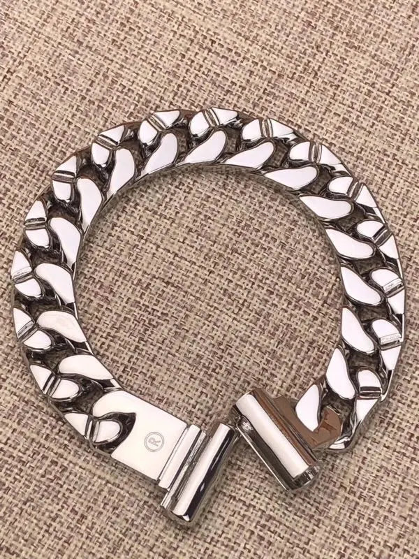 Premium Silver Chain Bracelet - Hình 9