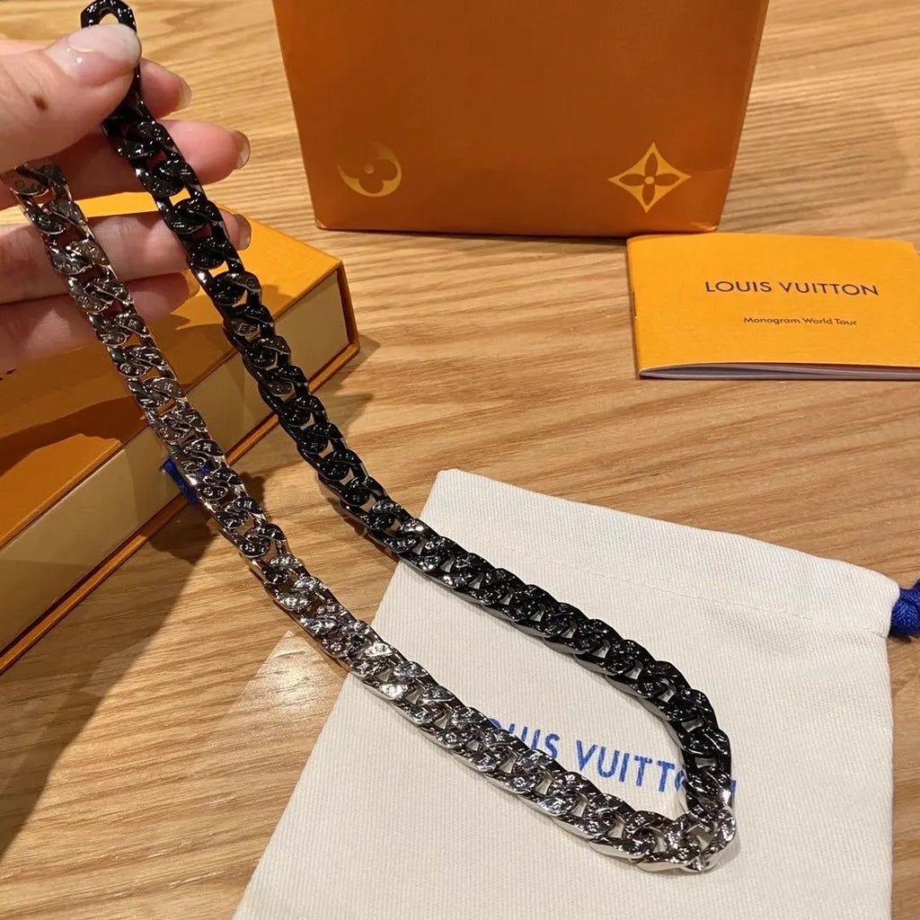 Louis Vuitton Two-Tone Chain Necklace