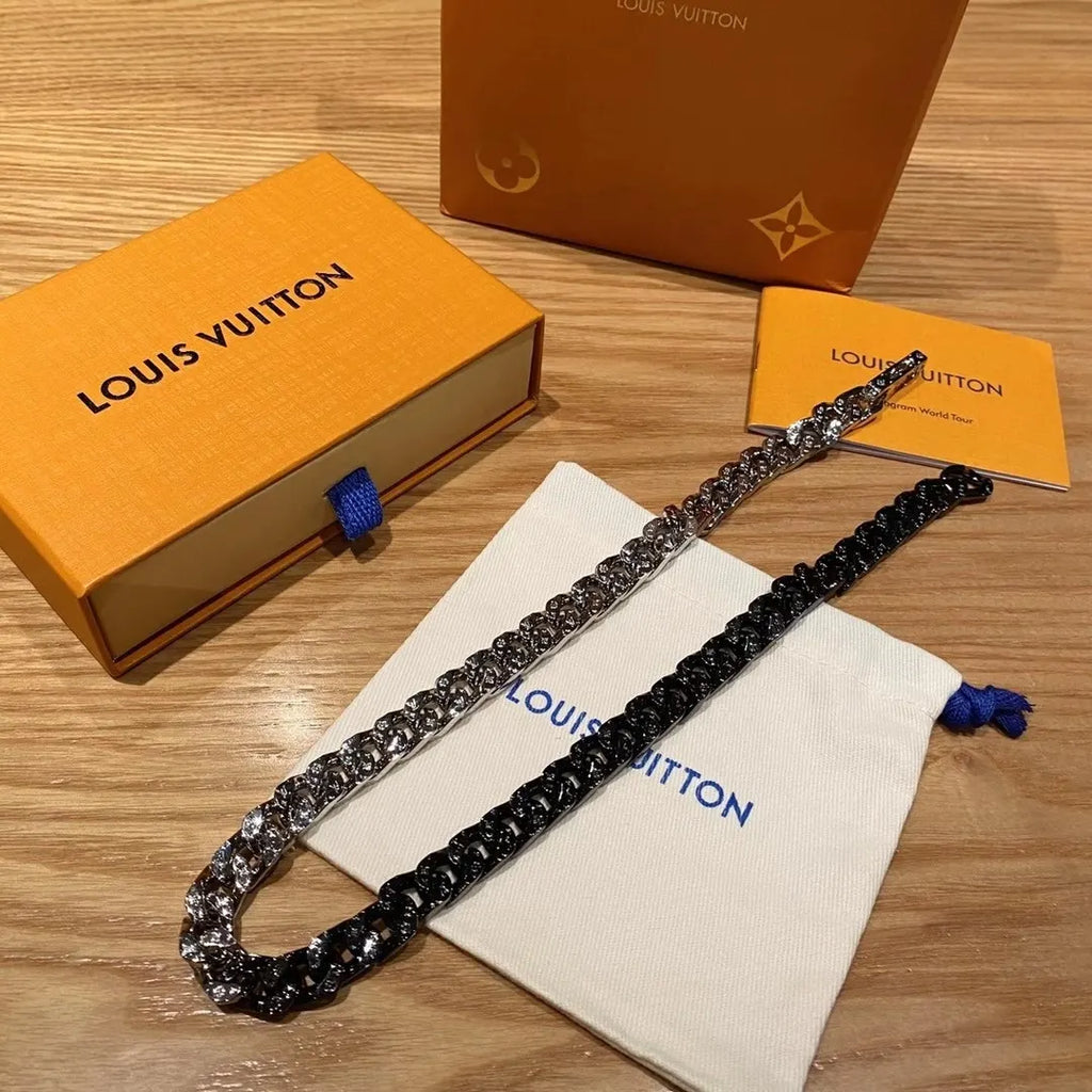Louis Vuitton Two-Tone Chain Necklace - Hình 7