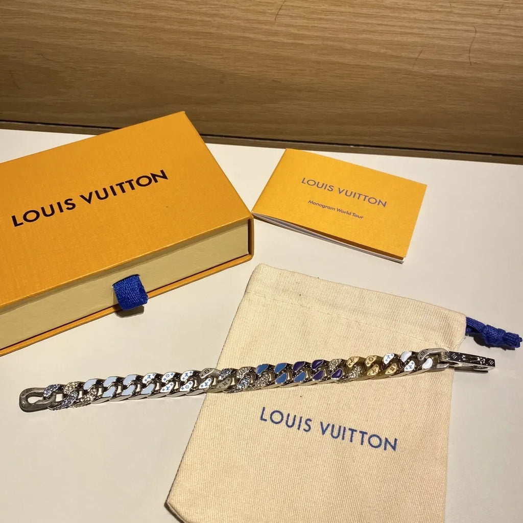 Louis Vuitton Premium Chain Bracelet - Hình 2