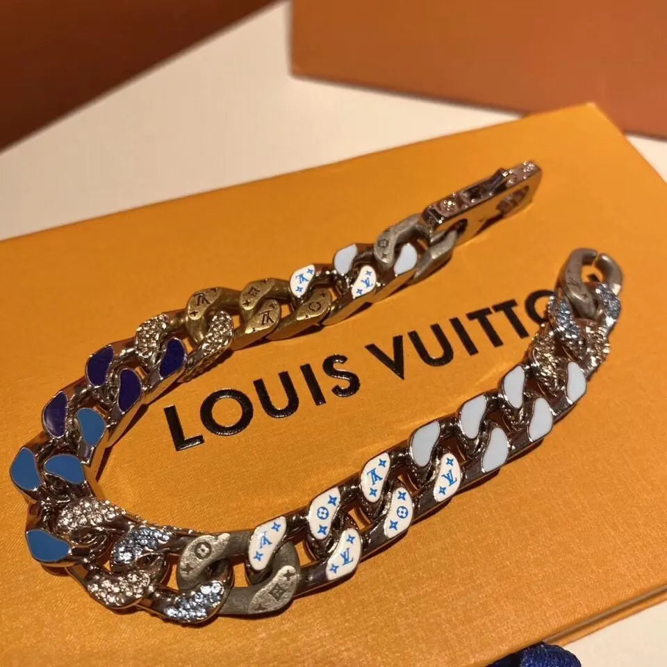 Louis Vuitton Premium Chain Bracelet - Hình 3