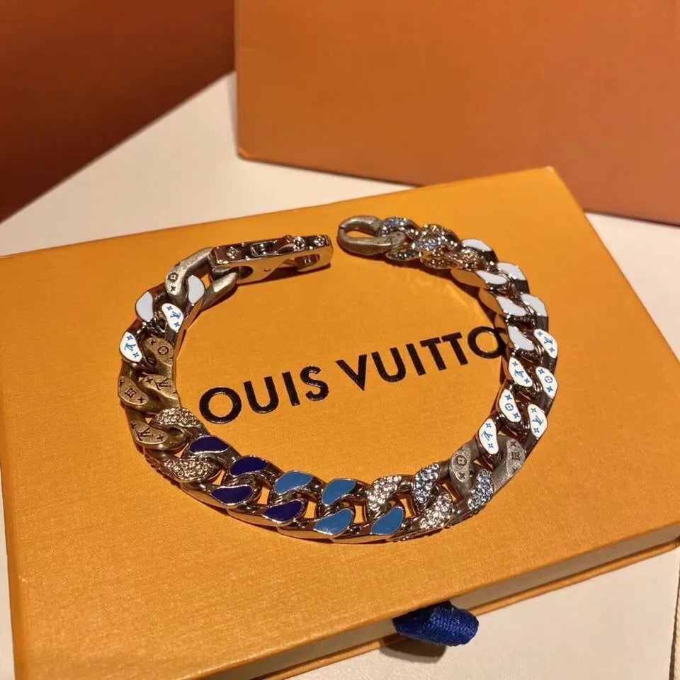 Louis Vuitton Premium Chain Bracelet - Hình 4