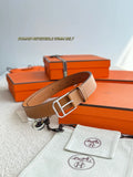 Hermes Romain Tan Belt