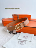 Hermes Romain Reversible 35mm Belt