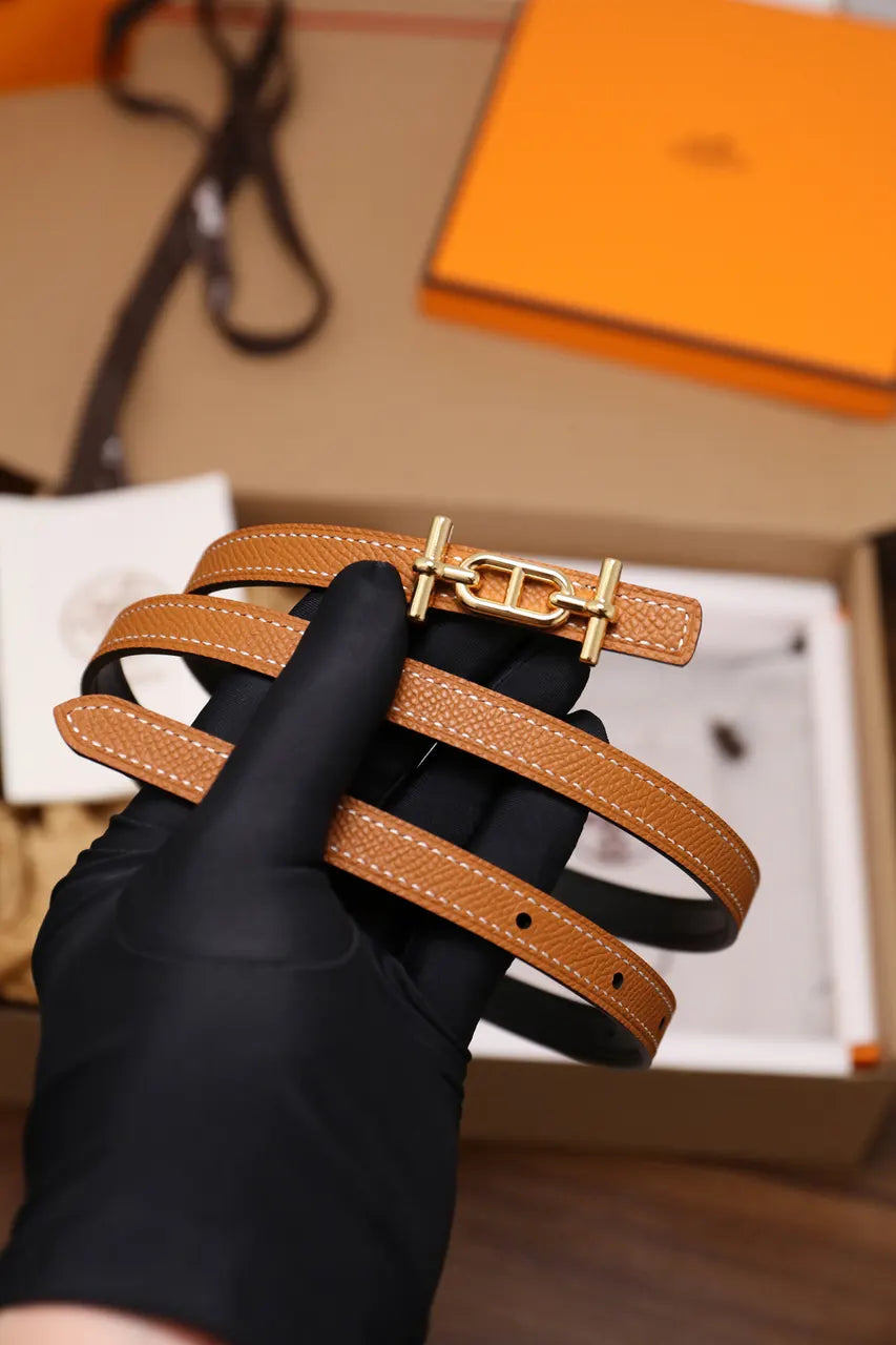 Hermes Tan Swift Leather Bracelet